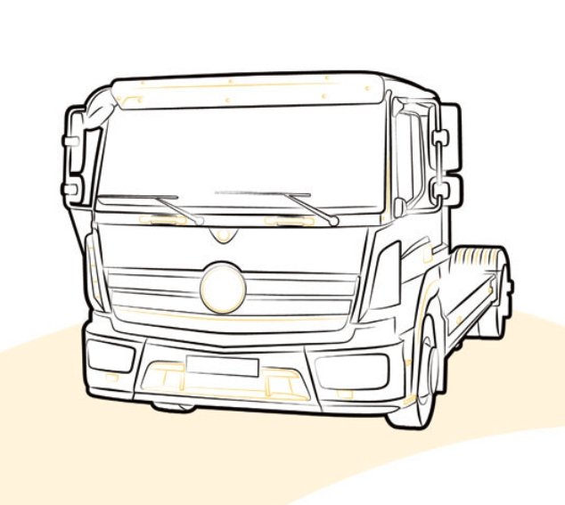 Ricambi Carrozzeria Mercedes Atego Euro 6 - Carrozzeria Truck
