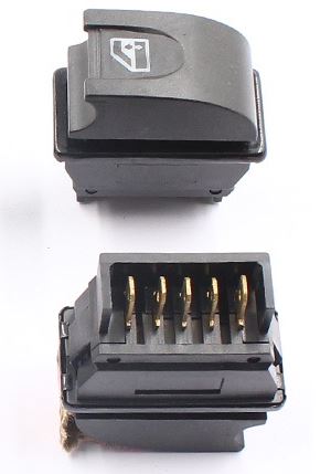 Pulsantiera Auto Universale Anteriore Lato Dx e Sx 5 Pin