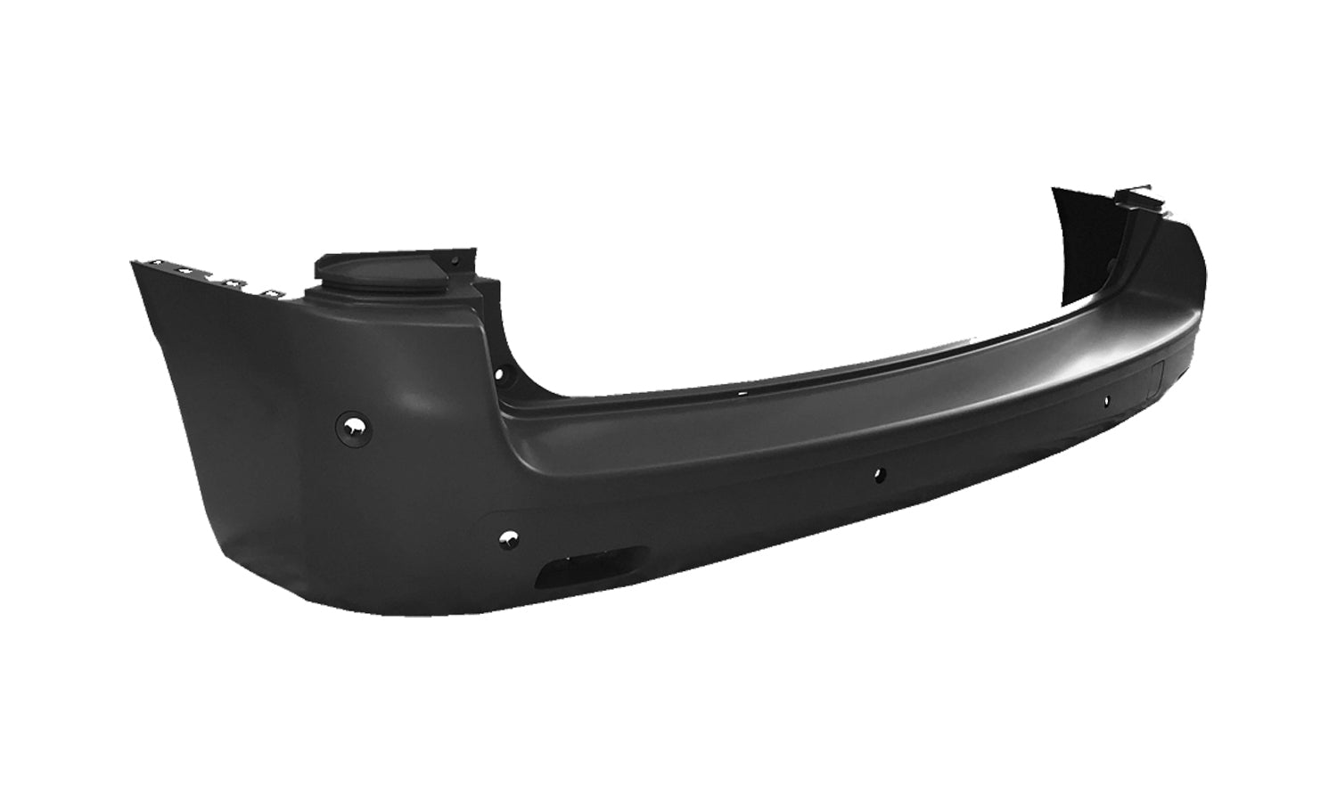 Paraurti Posteriore Nero Passo Corto Park Assist Angolo Morto (6 Portasensori) Con Tappo Gancio Traino Peugeot Expert 2016 Oe 1614328480 - Su001A3235 - 155254035