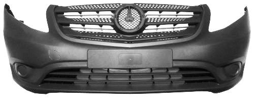 Paraurti Anteriore Grigio Con Tappo Gancio Traino Mercedes Vito 2015 Oe A44788504259B51