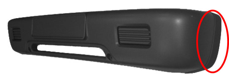 Paraurti Anteriore Con Soffietti Laterali Nissan Cabstar 1999-2003 Oe 620109X504