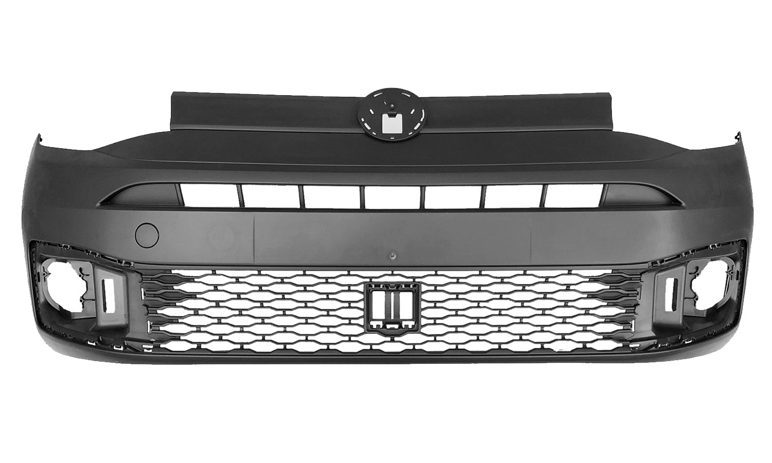 Paraurti Anteriore Nero Con Tappo Gancio Traino Volkswagen Caddy 2020 Oe 2K78072179B9