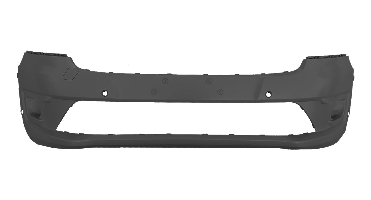 Paraurti Anteriore Nero Con Parkassist E Angolo Morto (6 Portasensori) Con Tappo Gancio Traino Ford Transit Connect 2018 Oe 2330597