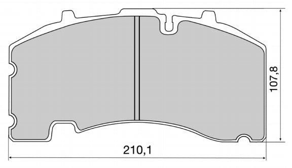 Serie Pastiglie Freno BPW (29171)