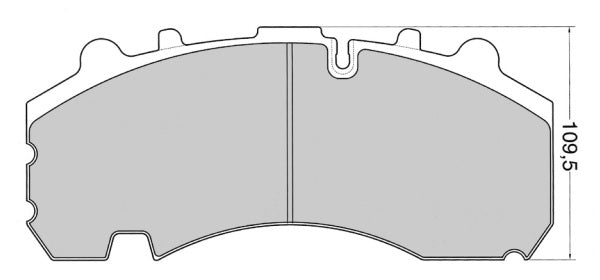 Serie Pastiglie Freno BPW (29167)