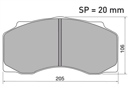Serie Pastiglie Astra C/Sensori