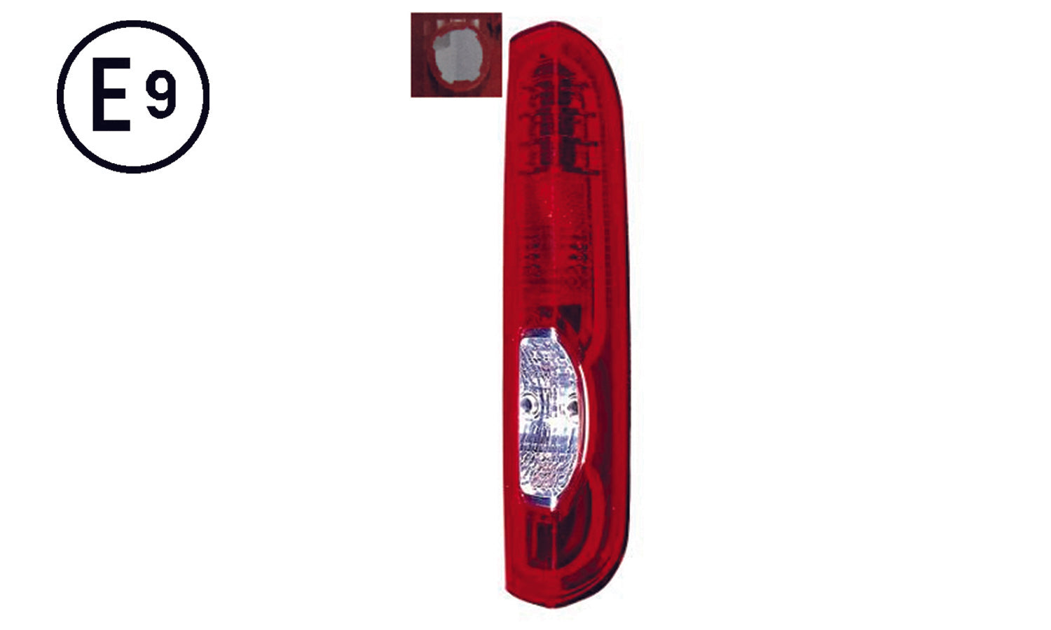 Fanale Posteriore Destro Senza Portalampada Omologato E9 Opel Vivaro 2006 Oe 8200415251 - 4449447 - 2654500Q0A