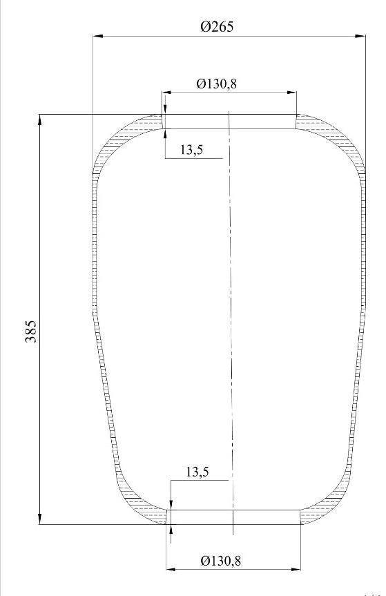SOSPENSIONE PNEUMATICA IRISBUS C299/B VOLVO MAGIRUS 1612455