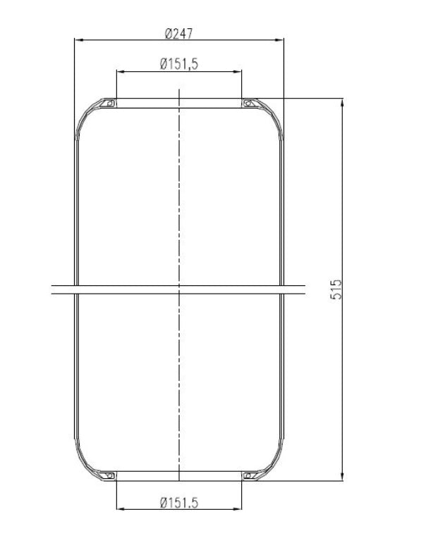 Sospensione 298/B-1S323-36-Eurotech/Star-Cursor