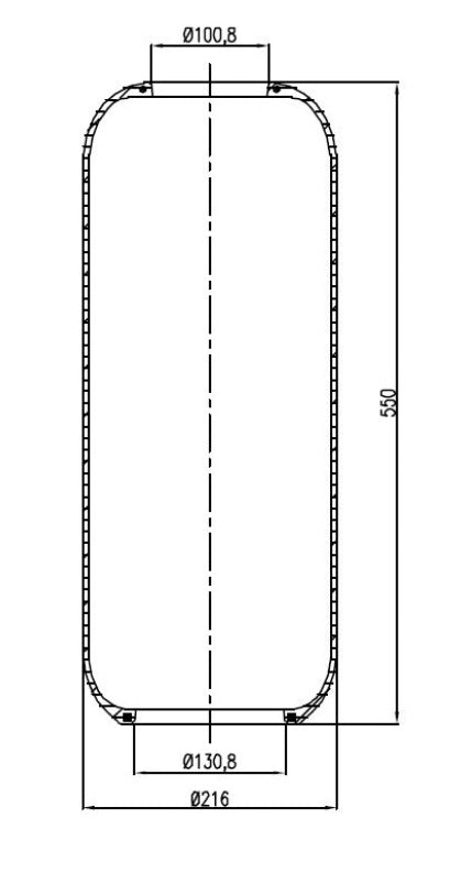 Sospens. Pneum. Eurotech L.550