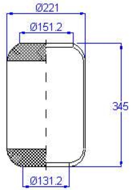Membrana C289/S Irisbus Posteriore