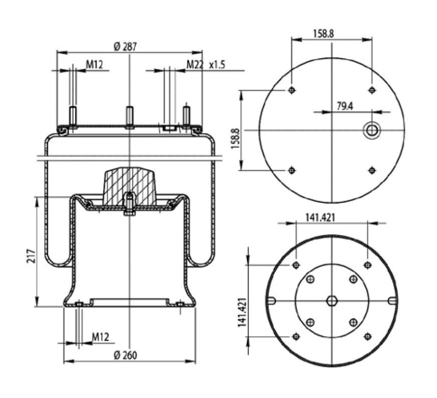 Sospensione 287/B-Miele-Zorzi
