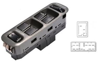 Pulsantiera per SUZUKI VITARA 1998 - 2005 Anteriore Lato Sinistro SX 13 Pin