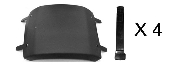 Parafango Superiore Con Kit Tiranti 200.00500 Iveco Eurotech Oe 2997165 - 41032399