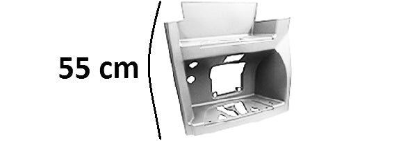 Pedana Sinistra Cabina Larga Bassa Smalto Bianco Db9147 Mercedes Actros Mp4 Cabina Larga Oe A9606661803 - A9606662003 - A9606662901