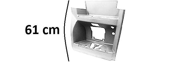 Pedana Destra Cabina Larga Alta Smalto Bianco Db9147 Mercedes Actros Mp4 Cabina Larga Oe A9606661903 - A9616661801