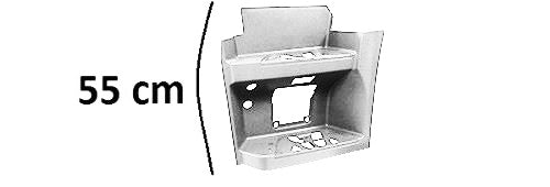Pedana Sinistra Cabina Stretta Bassa Smalto Bianco Db9147 Mercedes Actros Mp5 Oe A9606662403 - A9606663702