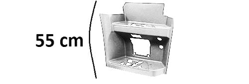Pedana Destra Cabina Stretta Bassa Smalto Bianco Db9147 Mercedes Actros Mp5 Oe A9606662603 - A9606663902