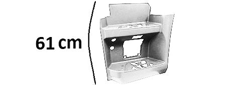 Pedana Sinistra Cabina Stretta Alta Smalto Bianco Db9147 Mercedes Actros Mp5 Oe A9606662303 - A9616663201