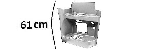 Pedana Destra Con Primer Cabina Stretta Alta Mercedes Actros Mp5 Oe A96166633019135 - A9616663301 - A96166625039135 - A9616662503