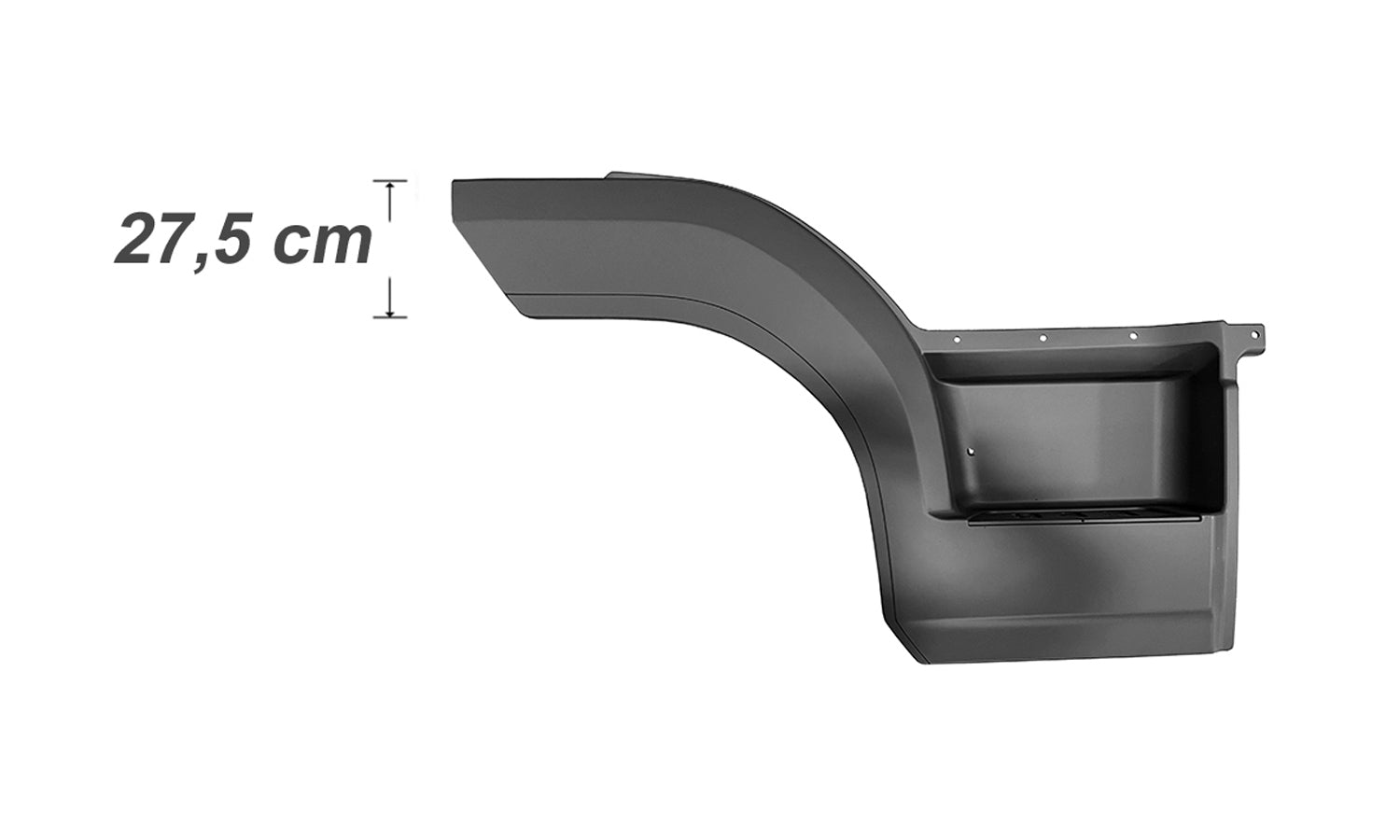 Pedana Parafango Destra Aletta H27,5Cm Mercedes Atego Euro 6 Oe 96766607017277