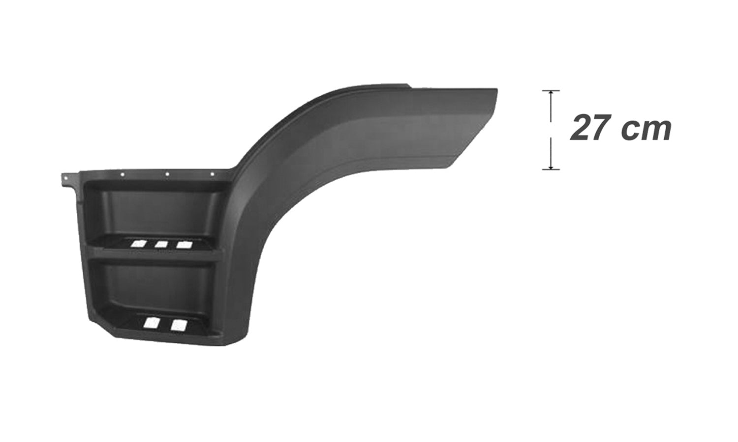 Pedana Parafango Sinistro Aletta H27Cm Mercedes Atego Euro 6 Oe 96766603017277