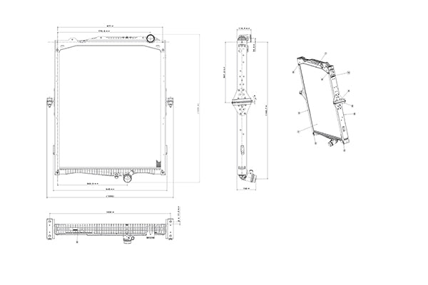 RADIATORE VOLVO FH-RENAULT VOLVO - 22062259