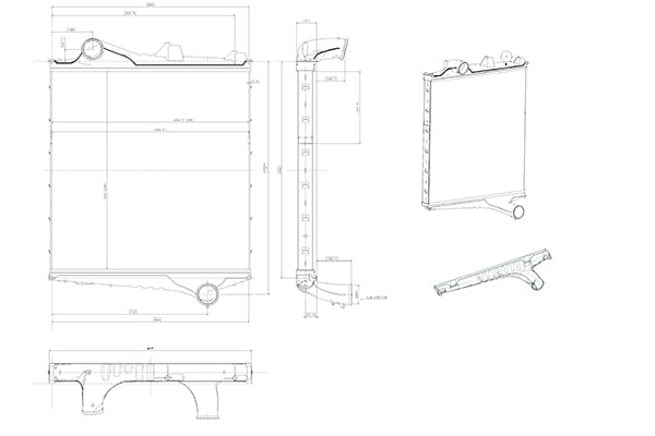 INTERCOOLER VOLVO FH12 MY93/02> FH16 VOLVO - 1675428