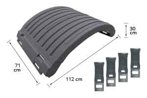 CALOTTA PARAFANGO DX-SX C/ TIRANTI