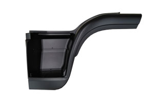 PEDANA PARAFANGO SX C/ ALETTA NERO (IC575)