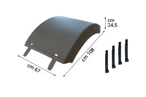 CALOTTA PARAFANGO DX-SX C/ TIRANTI
