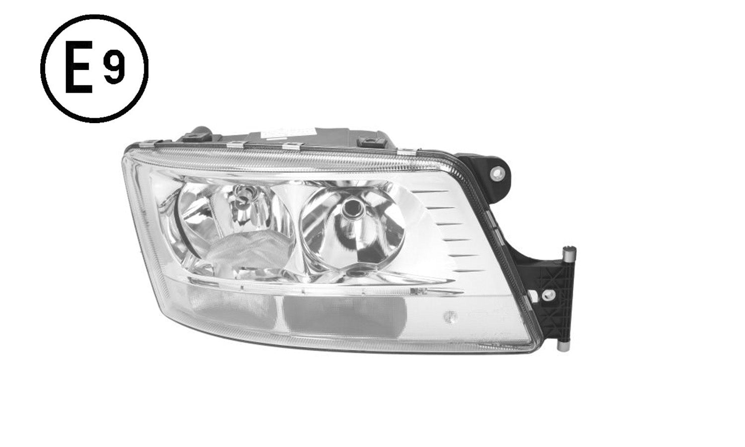 Faro Destro Elettrico Con Motore Con Led Parking Con Luce Diurna Senza Lampadina (H7-H7-Py21W-H21W-Led) Omologato E9 Man Tgs Oe 81251016504 - 81251016664