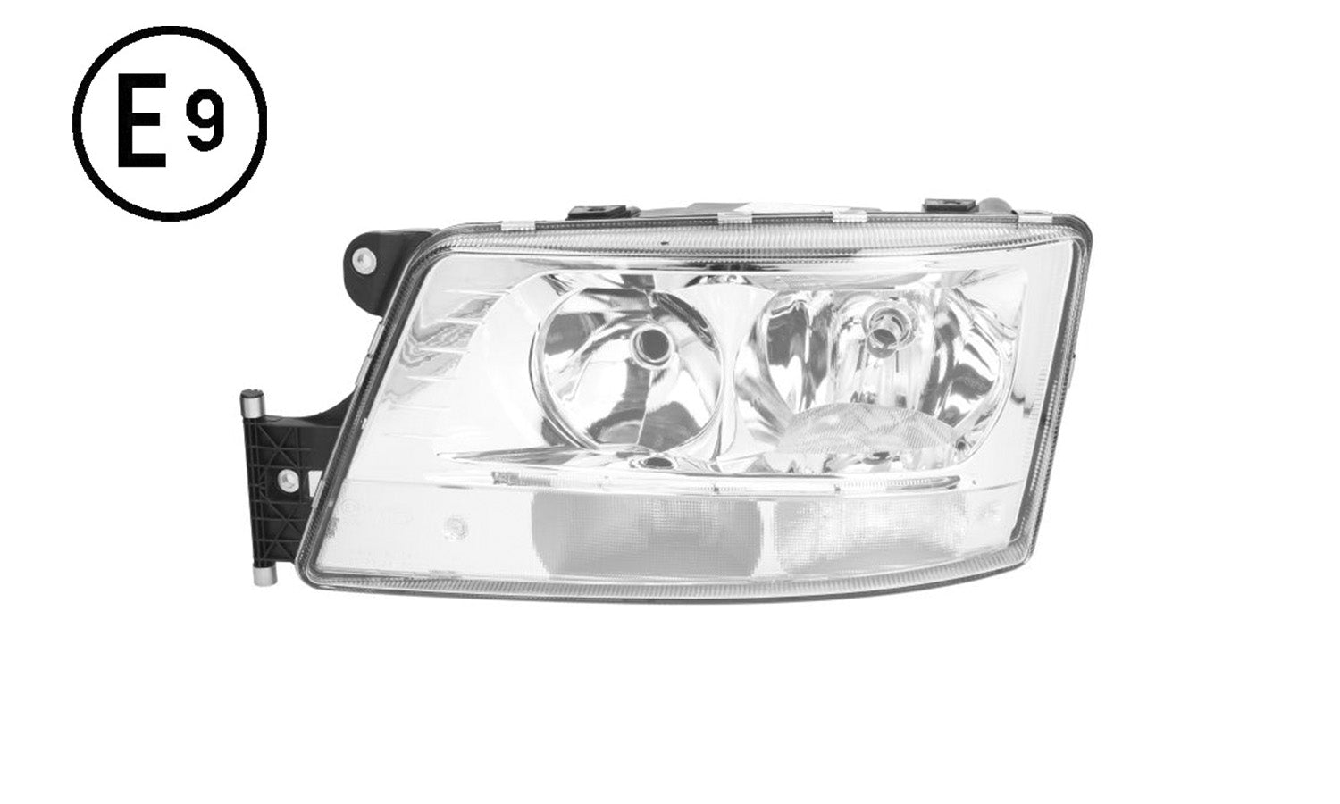 Faro Sinistro Manuale Con Led Parking Senza Lampadina (H7-H7-Led) Omologato E9 Man Tgx Oe 81251016497 - 81251016657