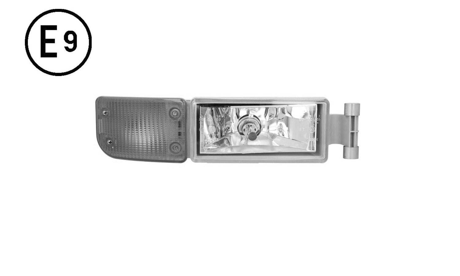 Faro Fendinebbia Destro Con Freccia Color Ambra Senza Lampadina (H4-P21W) Omologato E9 Man Tgl Oe 81253206112 - 81253206092