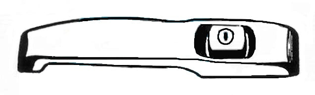 MANIGLIA PORTA C/CH.DX OM50/55 IVECO - 9058392