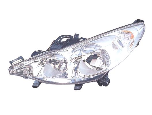 Faro Proiettore Anteriore lato SX per PEUGEOT 207CC 2009-2015