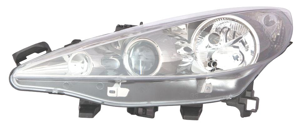 Faro Proiettore Anteriore lato SX per PEUGEOT 207 2009-2012