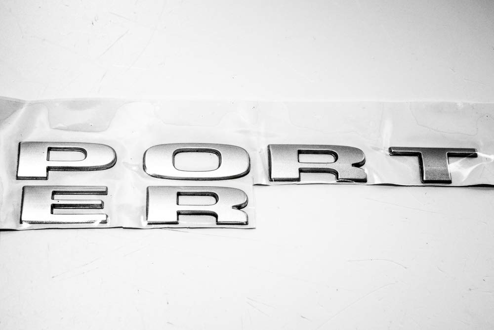 Targhetta Scritta Piaggio Porter - Mondo Porter