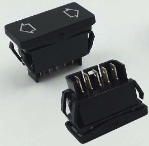 Pulsantiera per PEUGEOT 106 1991 - 1996 Anteriore Lato Dx e Sx 5 Pin