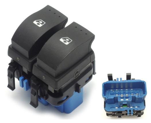 Pulsantiera per RENAULT MASTER 2010 - 2014 Anteriore Lato Sinistro SX 10 Pin