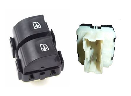 Pulsantiera per RENAULT CAPTUR 2013 - 2017 Anteriore Lato Sinistro SX 7 Pin