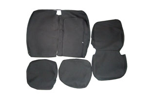 Foderine Coprisedili Iveco Daily 2014 - 2015 (Autista e panca) con passaggio bracciolo panca ribaltabile con portaoggetti- SFID14PBR - Specialista Daily