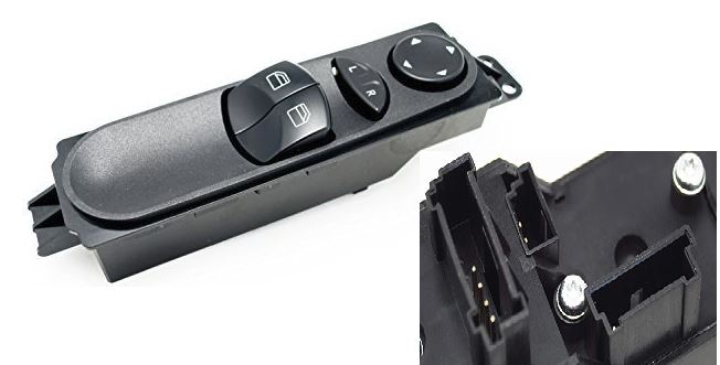 Pulsantiera per VOLKSWAGEN CRAFTER 2006 - 2016 Anteriore Lato Sinistro SX 12 Pin