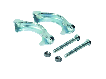 KIT SEMICOLLARE TUBO COLLETTORE SCARICO PER IVECO 130 oe