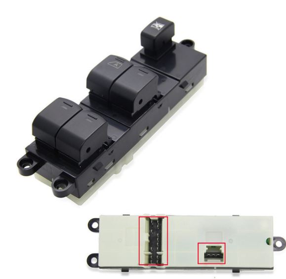 Pulsantiera per NISSAN NAVARA / PATHFINDER 2010 - 2014 Anteriore Lato Sinistro SX 16 Pin