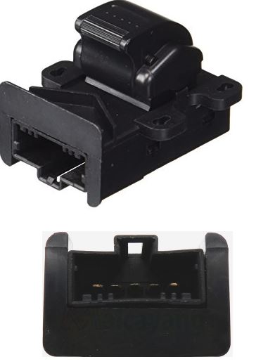 Pulsantiera per HONDA JAZZ 2002 - 2007 Anteriore Lato Dx e Sx 5 Pin