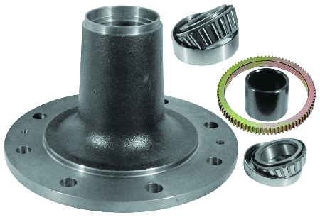 MOZZO RUOTA ANTERIORE CON CUSCINETTI EABS, SENZA COLONNETTE PER IVECO EUROCARGO oe 7173747