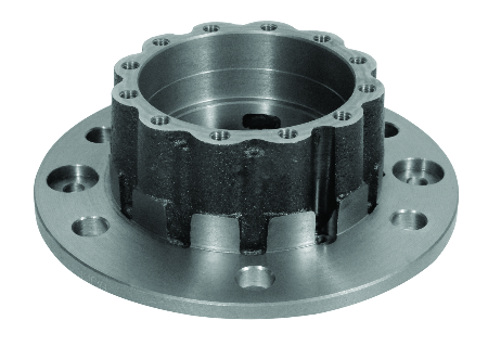 MOZZO RUOTA POSTERIORE SENZA COLONNETTEE SENZA CUSCINETTI PER IVECO TECTOR oe 7172993