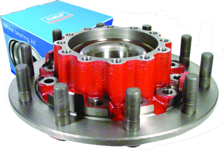 MOZZO RUOTA POSTERIORE CON CUSCINETTOSKF E COLONNETTE PER IVECO EURORIDER oe 7179777