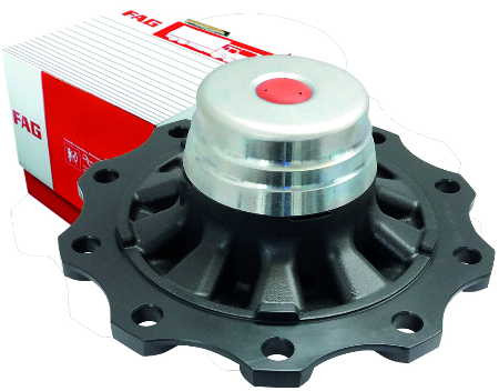 MOZZO RUOTA CON CUSCINETTI FAG, ABS ECALOTTA PER SAF SK500 PLUS oe 3307304301